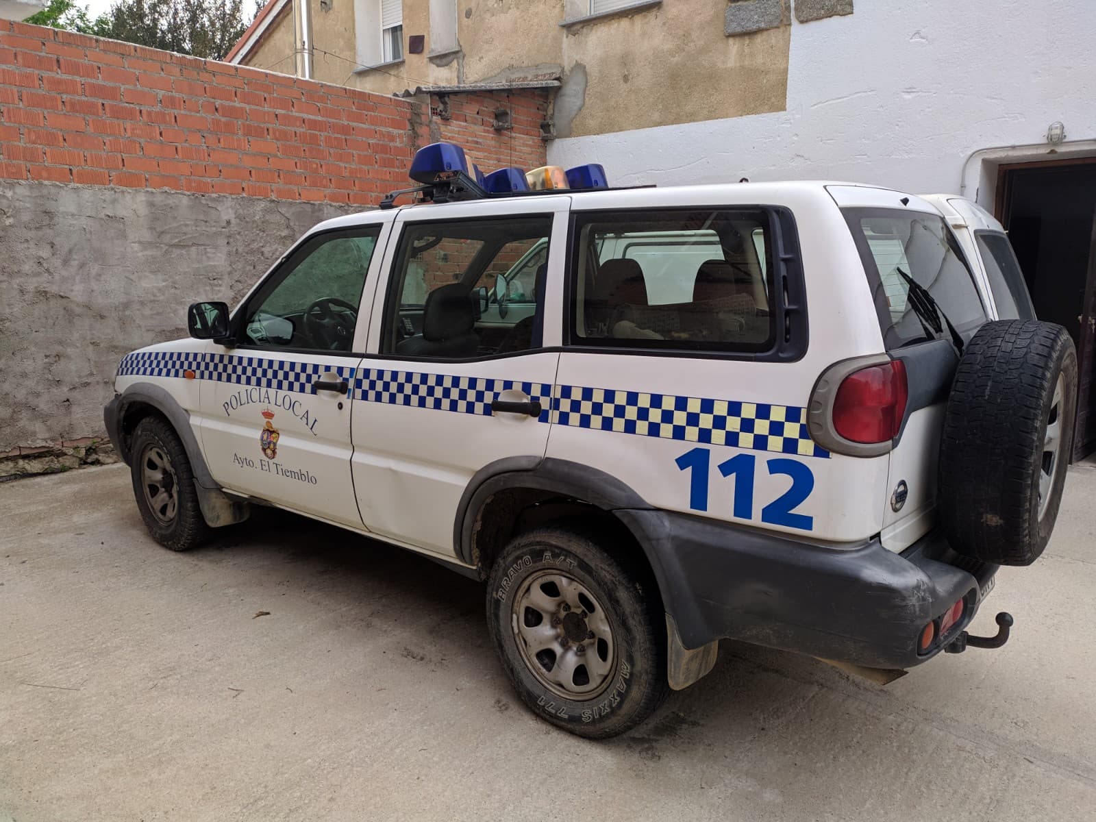 Vehículo todoterreno de la Policía Local