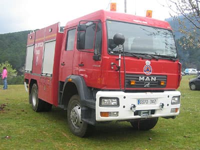 Camión de bomberos de El Tiemblo
