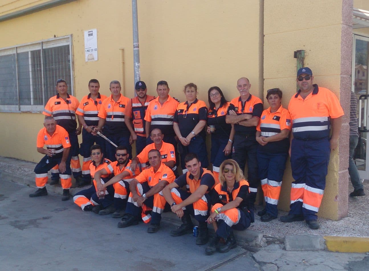 Voluntarios de Protección Civil de El Tiemblo