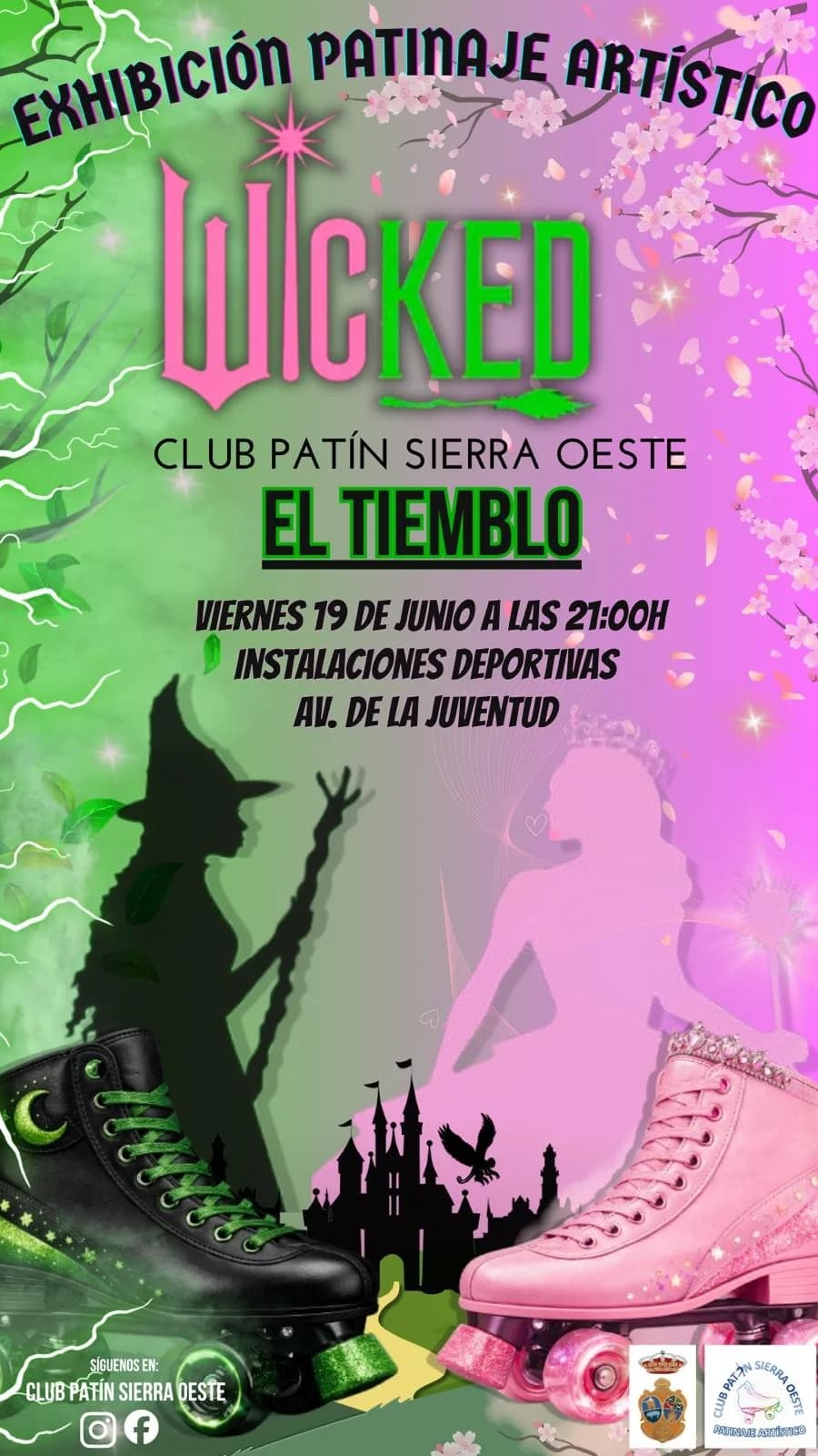 🛼 EXHIBICIÓN DE PATINAJE ARTÍSTICO EN EL TIEMBLO