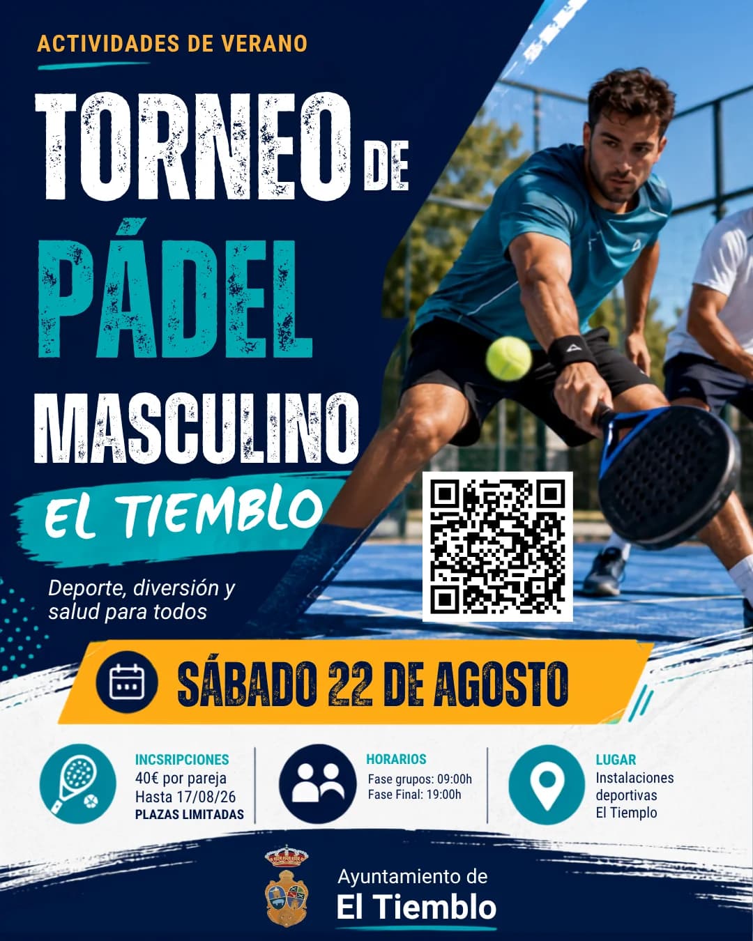 🎾 TORNEO DE PÁDEL MASCULINO — EL TIEMBLO