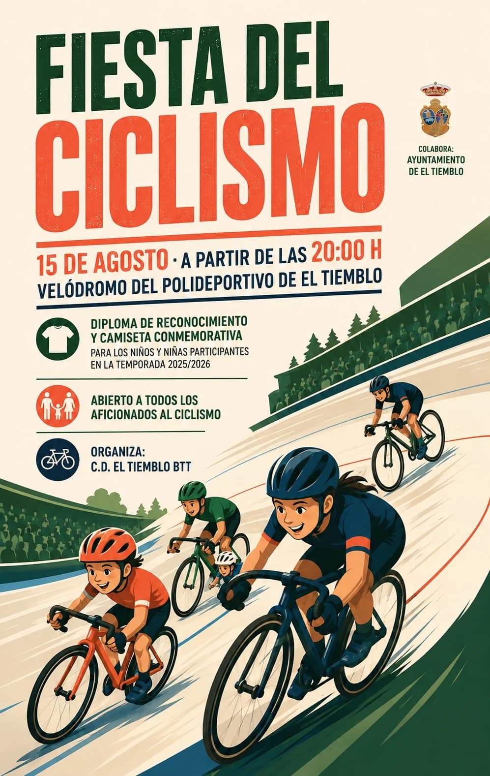 🚴♀️ FIESTA DEL CICLISMO EN EL VELÓDROMO