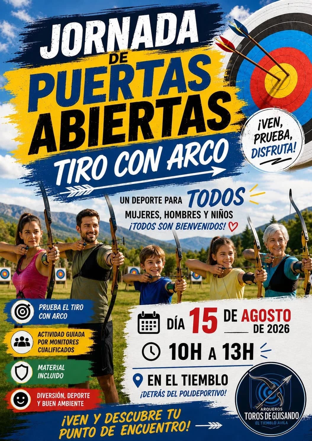 🎯 JORNADA DE PUERTAS ABIERTAS TIRO CON ARCO
